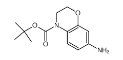 tert-butyl 7-amino-2H-benzo[b][1,4]oxazine-4(3H)-carboxylate Structure