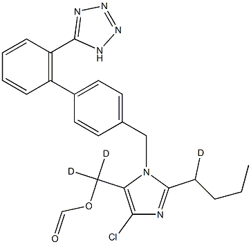 Losartan Carboxaldehyde-d3 Structure