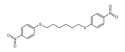 1,6-bis((4-nitrophenyl)thio)hexane结构式