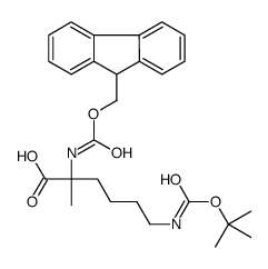 N6-[(1,1-Dimethylethoxy)carbonyl]-N2-[(9H-fluoren-9-ylmethoxy)carbonyl]-2-methyl-L-lysine Structure