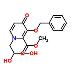 Methyl 3-(benzyloxy)-1-(2,2-dihydroxyethyl)-4-oxo-1,4-dihydropyridine-2-carboxylate Structure