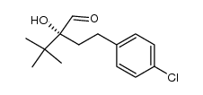 (R)-2-(4-chlorophenethyl)-2-hydroxy-3,3-dimethylbutanal Structure