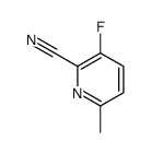 3-fluoro-6-methylpyridine-2-carbonitrile structure