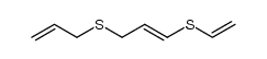 1-vinylthio-3-allylthio-1-propene Structure