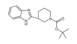 (S)-2-(N-BOC-哌啶-3-基)-1H-苯并咪唑结构式