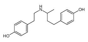 4-[3-[2-(4-hydroxyphenyl)ethylamino]butyl]phenol结构式