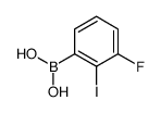 (3-fluoro-2-iodophenyl)boronic acid Structure