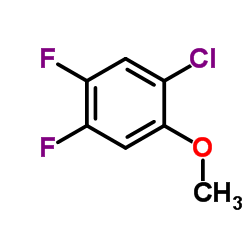 1-Chloro-4,5-difluoro-2-methoxybenzene Structure