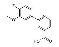 2-(4-fluoro-3-methoxyphenyl)pyridine-4-carboxylic acid Structure