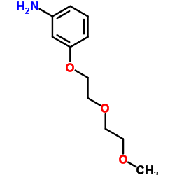 m-PEG2-O-Ph-3-NH2 Structure