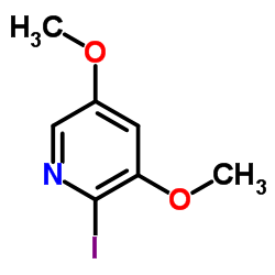 2-碘-3,5-二甲氧基吡啶结构式