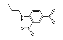 N-(2,4-dinitrophenyl)-n-propylamine结构式