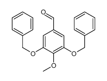 4-methoxy-3,5-bis(phenylmethoxy)benzaldehyde Structure