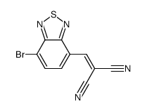 4-bromo-7-(2,2-dicyanovinyl)-2,1,3-benzothiadiazole Structure