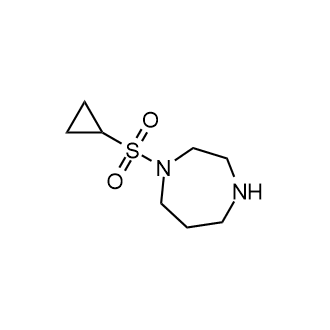 1-(环丙基磺酰基)-1,4-二氮杂结构式