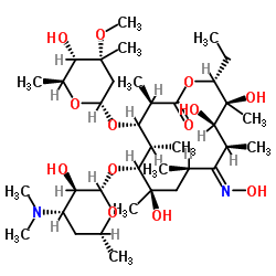 (9Z)-红霉素A肟结构式