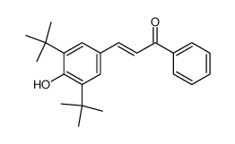 phenyl 3,5-di-t-butyl-4-hydroxystyryl ketone Structure