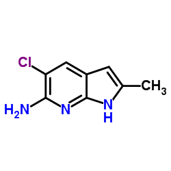 5-Chloro-2-methyl-1H-pyrrolo[2,3-b]pyridin-6-amine Structure