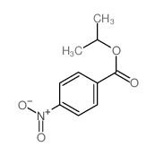 Benzoicacid, 4-nitro-, 1-methylethyl ester Structure