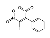 (2-iodo-1,2-dinitroethenyl)benzene Structure