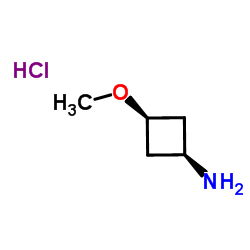 顺式-3-甲氧基环丁胺盐酸盐结构式