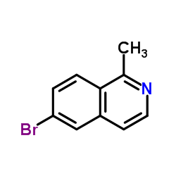 6-Bromo-1-methylisoquinoline Structure