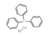 gold(1+),triphenylphosphane,bromide Structure