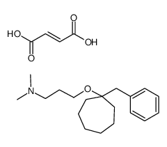 3-(1-benzylcycloheptyl)oxy-N,N-dimethylpropan-1-amine,(E)-but-2-enedioic acid Structure