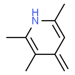 Pyridine, 1,4-dihydro-2,3,6-trimethyl-4-methylene- (9CI) Structure