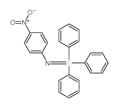 Benzenamine,4-nitro-N-(triphenylphosphoranylidene)-结构式