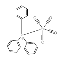 Iron,tetracarbonyl(triphenylphosphine)-结构式