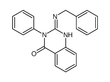 2-(benzylamino)-3-phenylquinazolin-4-one结构式