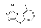 5-methyl-3-mercapto[1,2,4]triazolo[3,4-b]benzothiazole结构式