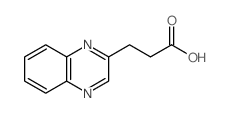 3-喹噁啉-2-丙酸结构式