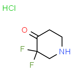3, 3-Difluoropiperidin-4-one hydrochloride Structure