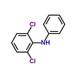 2,6-二氯二苯胺结构式