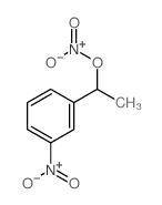 Benzenemethanol, a-methyl-3-nitro-, 1-nitrate结构式
