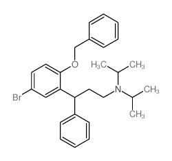 3-(2-(苄氧基)-5-溴苯基)-N,N-二异丙基-3-苯基丙烷-1-胺结构式