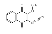 1,4-Naphthalenedione,2-azido-3-methoxy-结构式