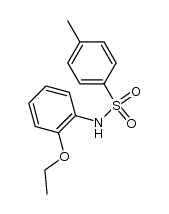 toluene-4-sulfonic acid o-phenetidide Structure