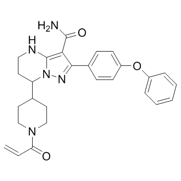 (±)-Zanubrutinib结构式