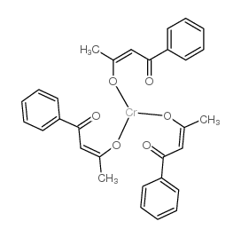 Chromium,tris(1-phenyl-1,3-butanedionato-kO1,kO3)- Structure
