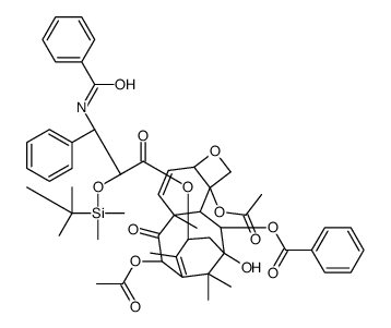 2'-O-(叔丁基二甲基甲硅烷基)-6,7-脱氢紫杉醇结构式