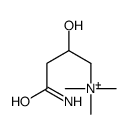 (4-amino-2-hydroxy-4-oxobutyl)-trimethylazanium Structure