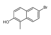 6-bromo-1-methylnaphthalen-2-ol Structure