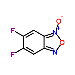 5,6-Difluoro-2,1,3-benzoxadiazole 1-oxide Structure
