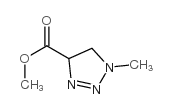 (9ci)-4,5-二氢-1-甲基-1H-1,2,3-噻唑-4-羧酸甲酯结构式