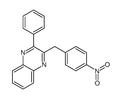 2-[(4-nitrophenyl)methyl]-3-phenylquinoxaline结构式