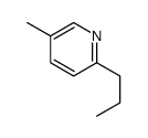 5-methyl-2-propylpyridine Structure