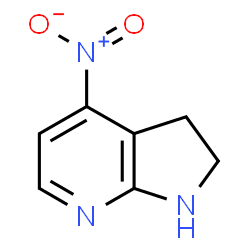 4-硝基-7-氮杂吲哚啉结构式